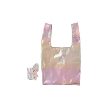 Disney Polyester Tote Bag Shopping Bag Handbag Women's Pink