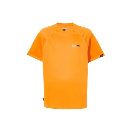 Timberland T-Shirts Men Bright Orange