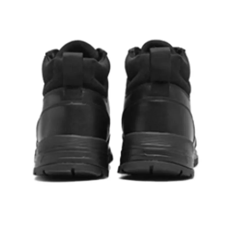 Shu Family Cushioned Slip Resistant High Top Casual Shoes Men's Black-2