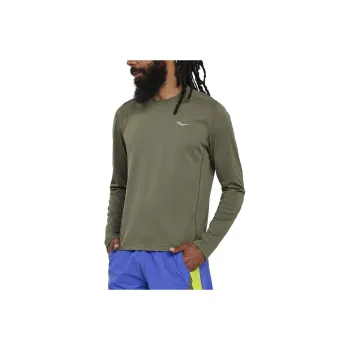 Saucony Stopwatch Long Sleeve T-Shirt Men's Green