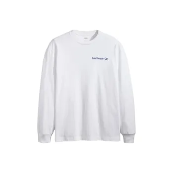 Levi’s Relaxed Long Sleeve Authentic Graphic T-Shirt T-Shirt Men's White