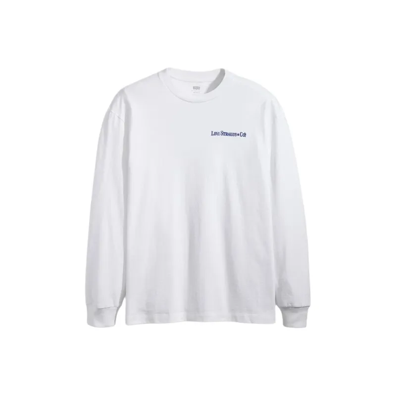 Levi’s Relaxed Long Sleeve Authentic Graphic T-Shirt T-Shirt Men's White-0