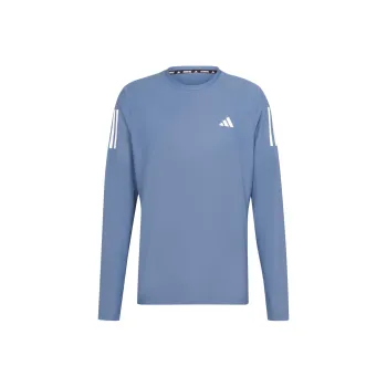 Adidas Own The Run Long Sleeve Tee T Shirt Men's Blue