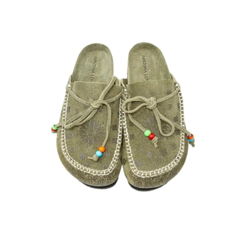 Arizona Love Abrasion Resistant Wrap toe Slippers Women's Olive Green-2