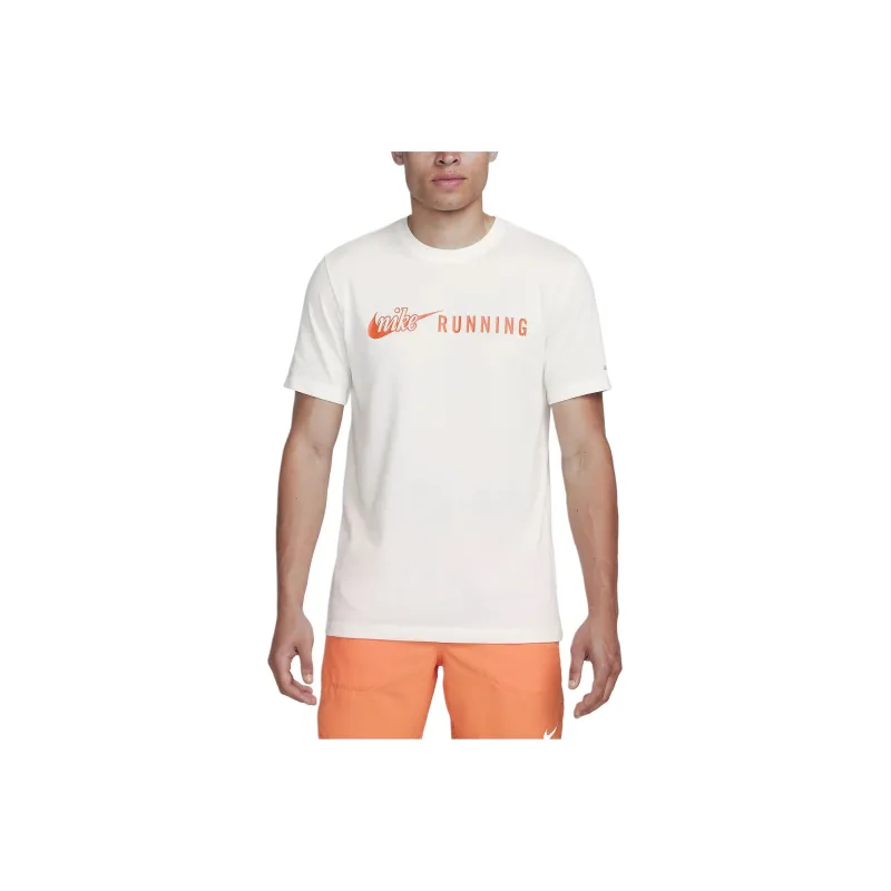 Nike Dri-FIT Running T-Shirt T-Shirt Men's White-0