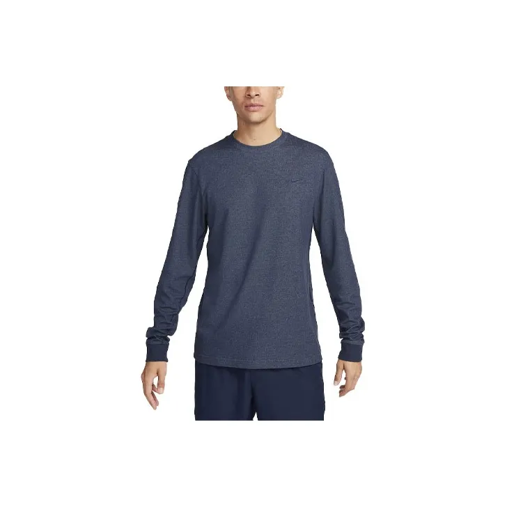 Nike Dri-Fit Long-Sleeve Versatile Top T-Shirt Men's Dark Blue-0