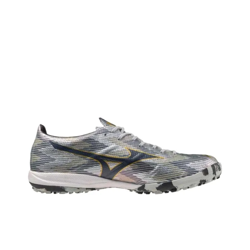 Mizuno Alpha 2 Soccer Shoes Unisex Silver Gold-1