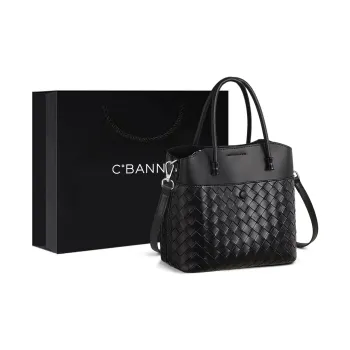 C°BANNER Cow Leather Shoulder Bag, Crossbody Bag, Handbag Tubas Women's Black