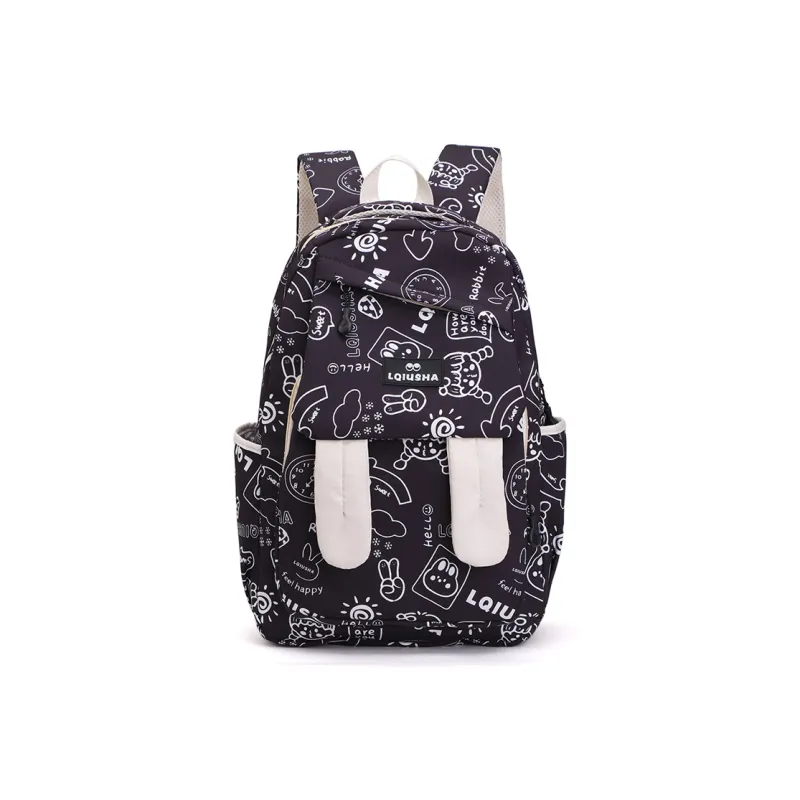 Deli Bear Canvas Backpack Unisex Multicolor-10