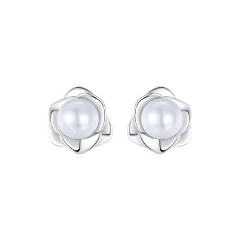 I Do Pearl Stud Earrings Women's
