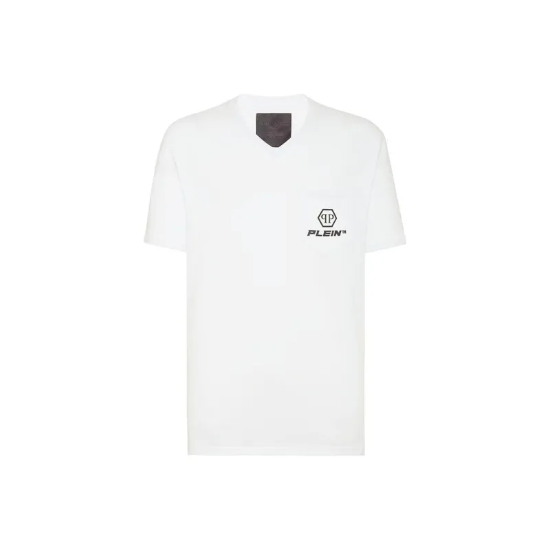 PHILIPP PLEIN Logo print Short sleeved T shirt-0