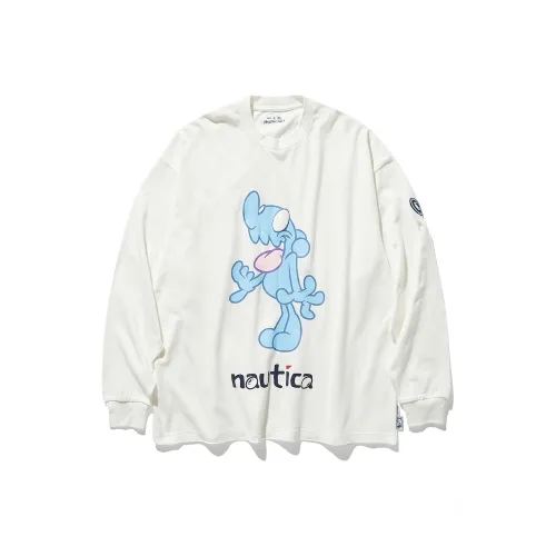 Nautica White Sail T Shirts Unisex