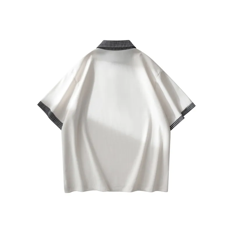 Qnxeey Polo Shirts Unisex-3