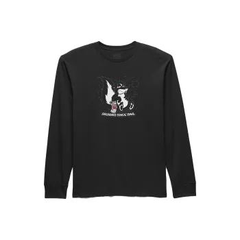 Vans Skunked Long Sleeve T-Shirt T-Shirt Unisex Black