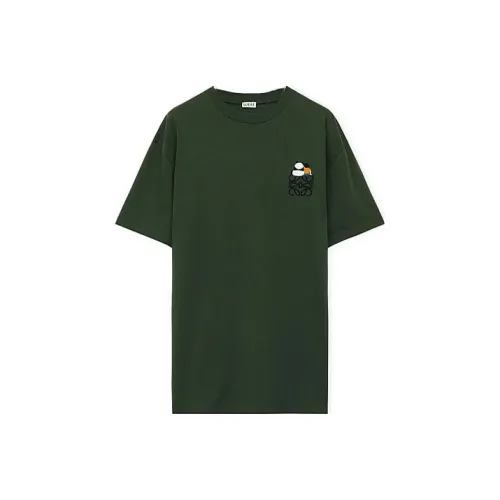 LOEWE SS24 T Shirt Men's Army Green