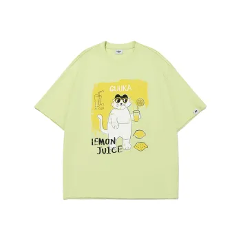 Guuka Short Sleeved T Shirts Unisex Neon Yellow