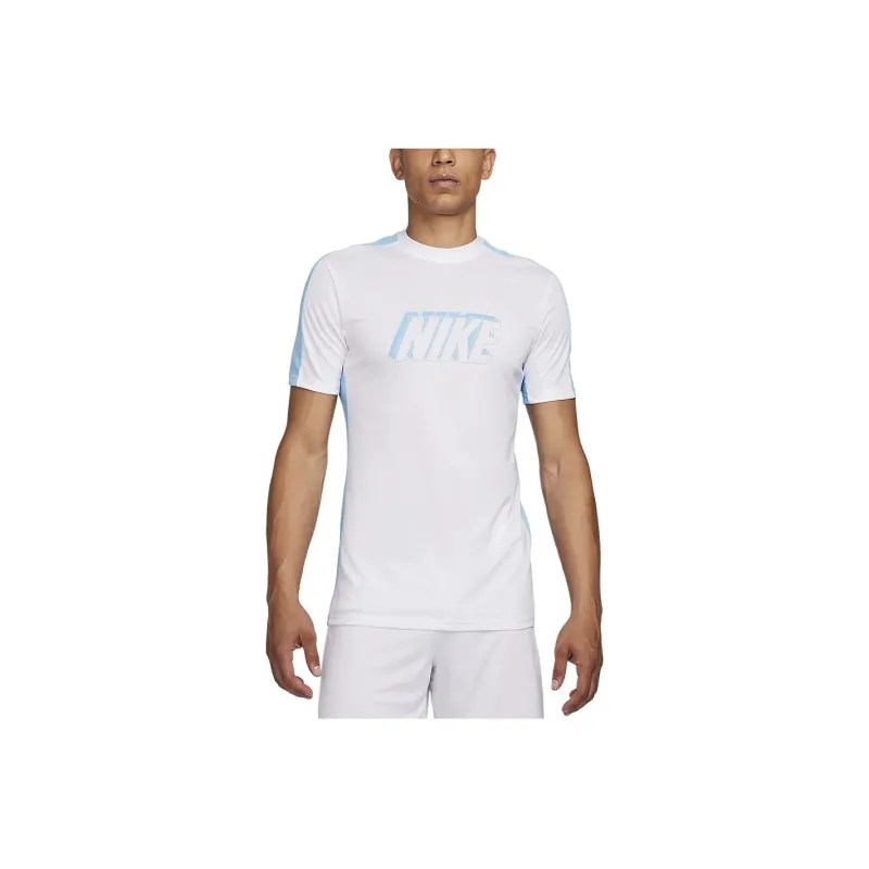 Nike Dri FIT Short Sleeve Soccer Top T Shirt Men's White-0