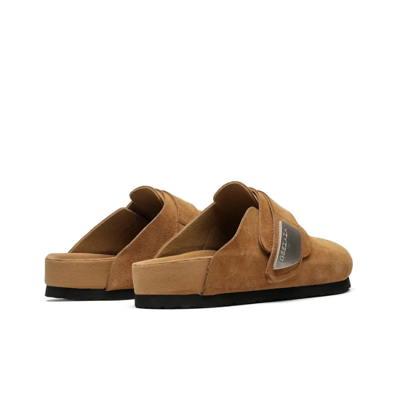 APRHE Rubber Sole Abrasion Resistant Slip Resistant Closed Toe Slippers Unisex-1