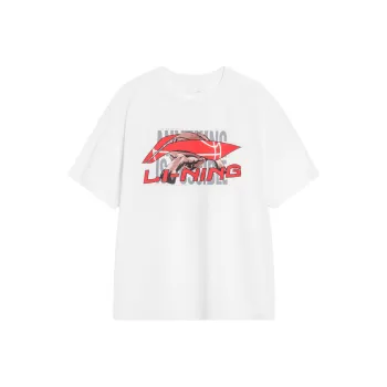 LiNing Sports Life Collection T Shirt Men's Standard White