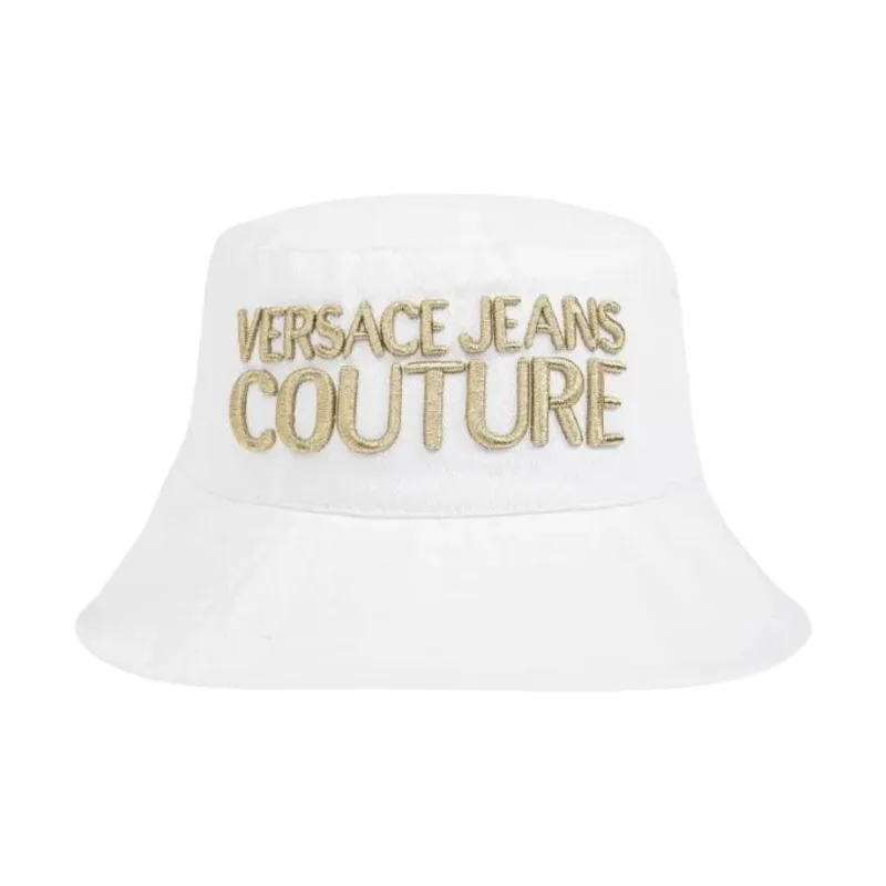 VERSACE JEANS COUTURE Logo embroidered Bucket Hat-0