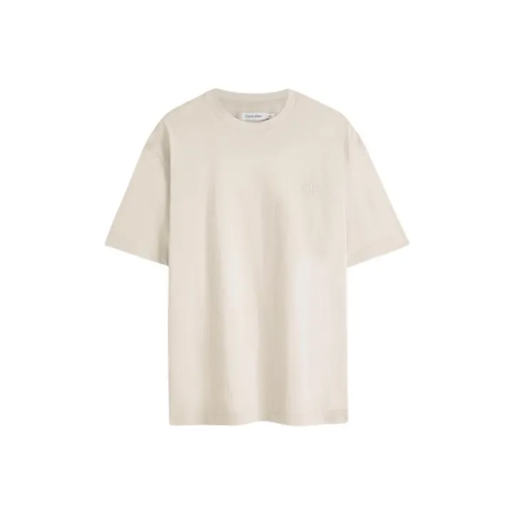 CALVIN KLEIN T Shirt Unisex Eggshell Color-0