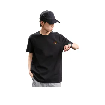 Tonlion T-Shirts Men Black