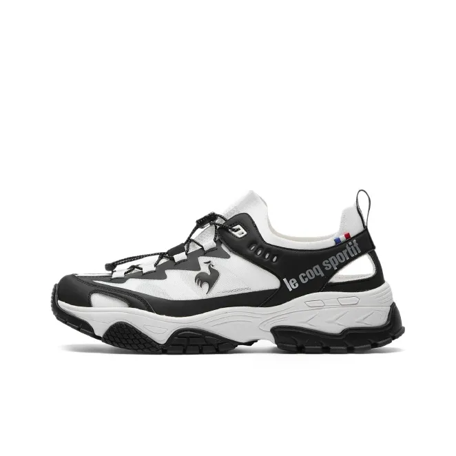 Le Coq Sportif Cushioning, Wear Resistant River Trekking Shoes Unisex Black White-0
