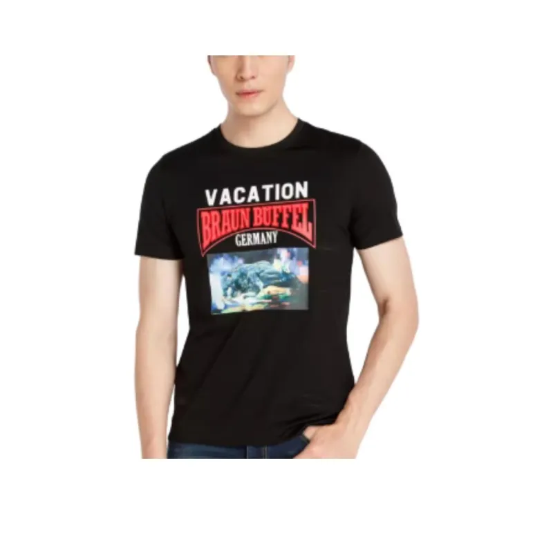 BRAUN BUFFEL T-Shirts Men-0