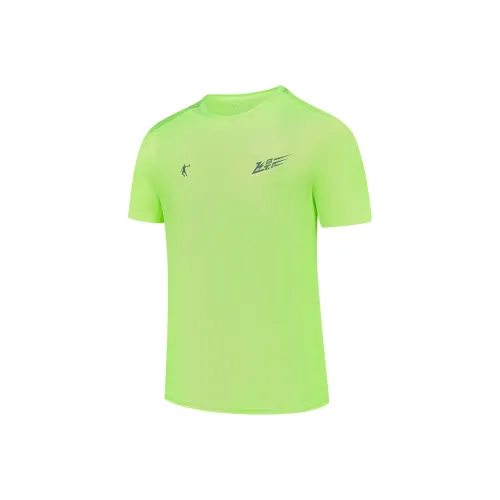 QIAODAN T Shirt Men's Flying Shadow Green