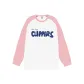 White Body with Pink Sleeves