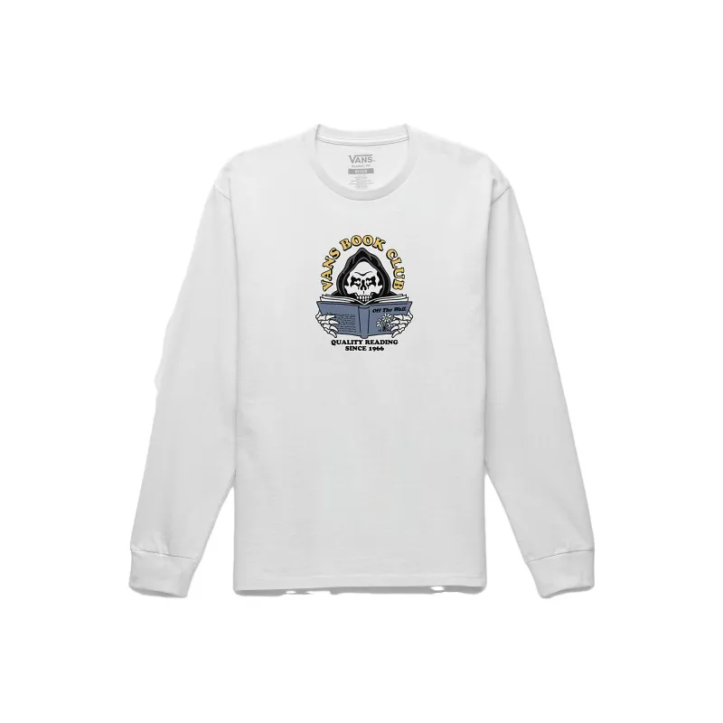 Vans Book Club Long Sleeve T-Shirt T-Shirt Men's White-0