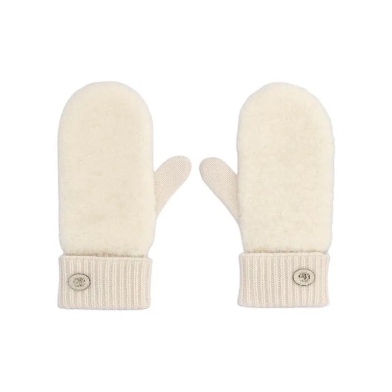 GUCCI   Knit Gloves Women's White-0