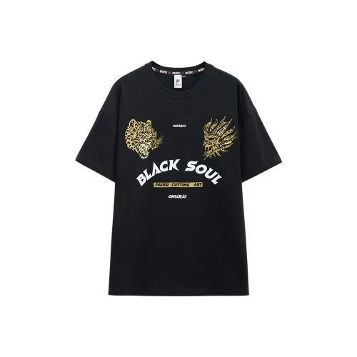 ONIARAI T Shirts Men Black