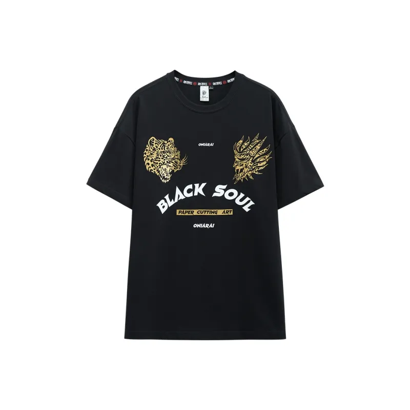 ONIARAI T Shirts Men Black-0