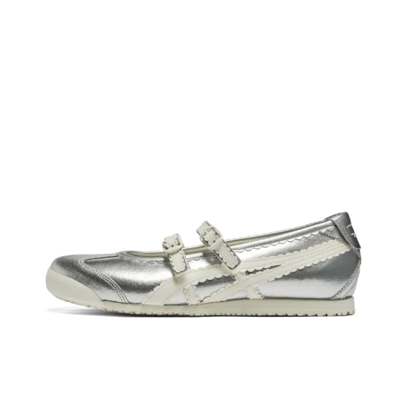 Asics Onitsuka Tiger Mexico 66 Tgrs Silver Cream Women's-0