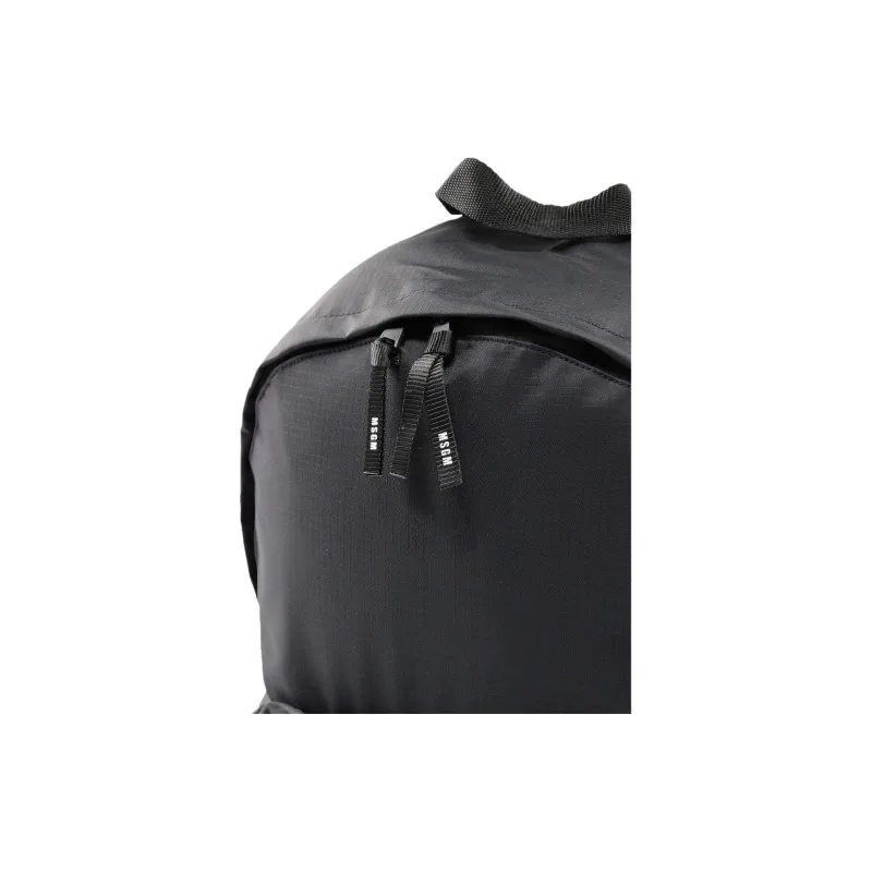 MSGM Polyamide Backpack Men's Black-3