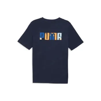 PUMA T Shirts Men Navy Blue