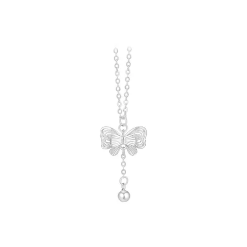 Royal Dragon Mirror 925 Sterling Silver Necklaces Women's