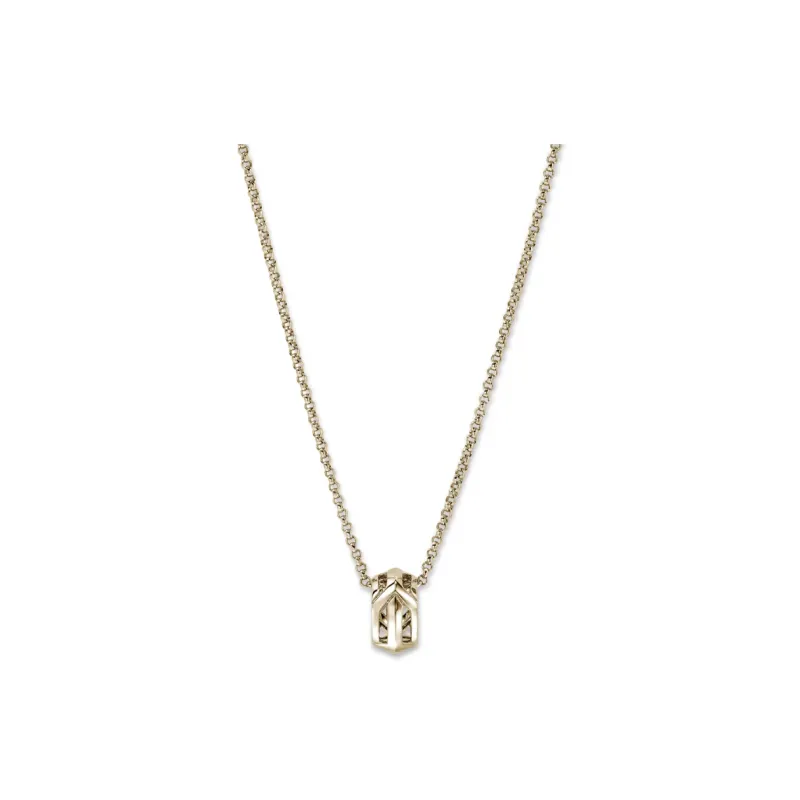 John Hardy 14kt Yellow Gold Icon 50 pendant Necklace-0