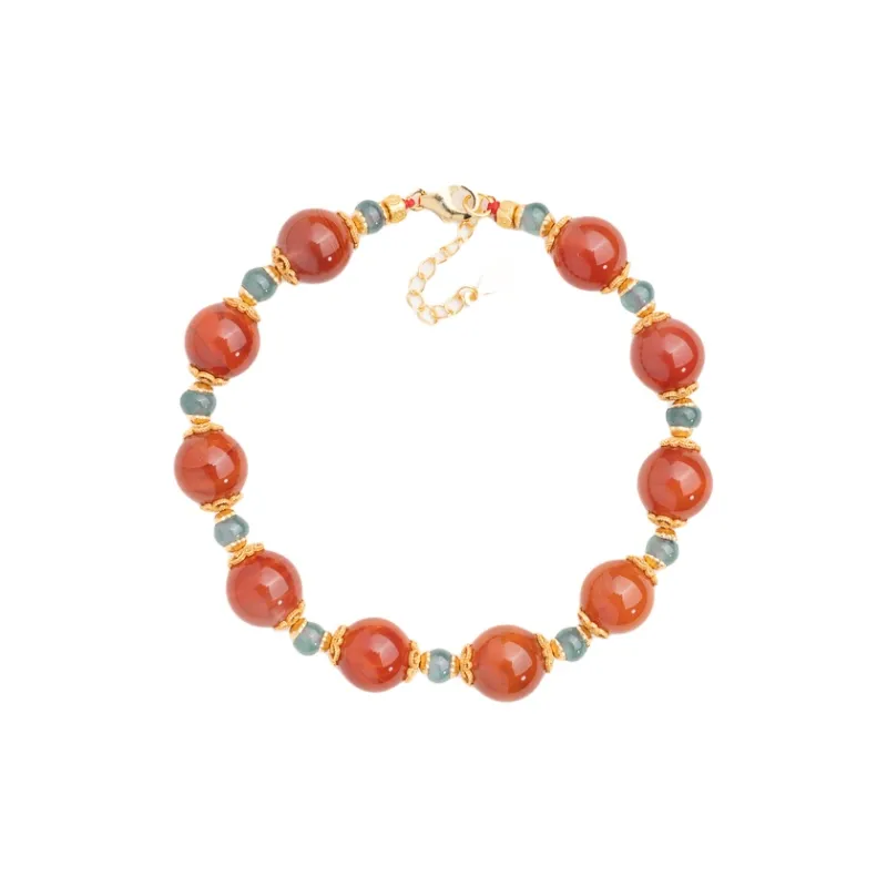 Xianyuan Southern Red Agate Bracelets Unisex-0