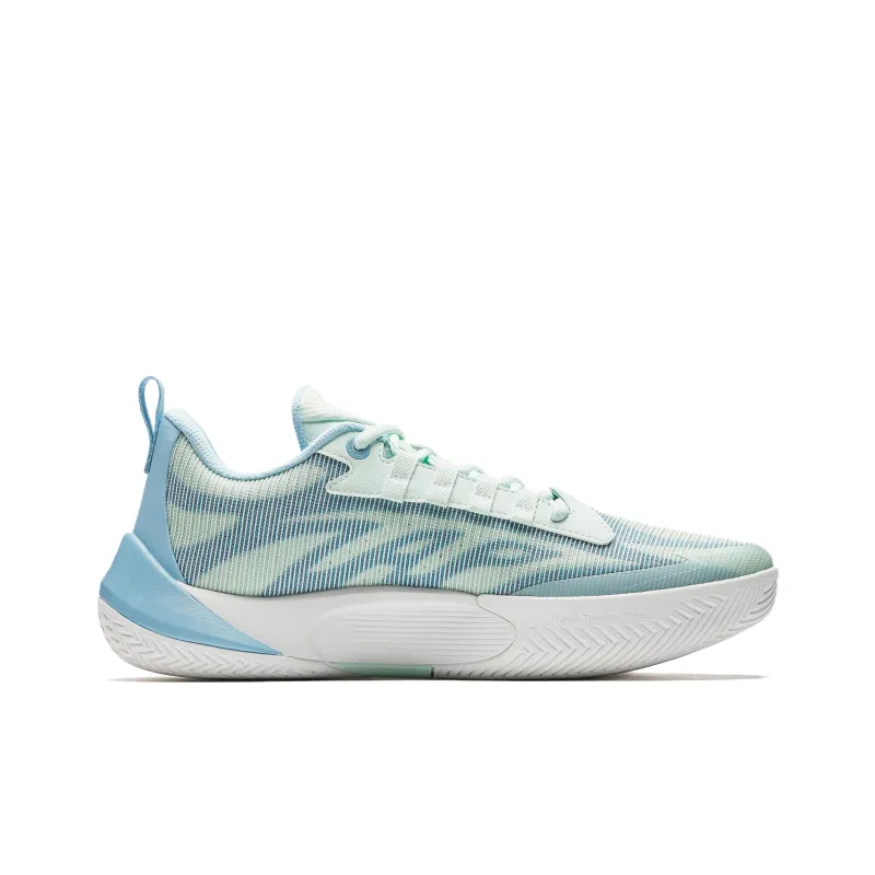 Anta Instant 1 TD Cushioning Wear Resistant Low Top Basketball Shoes Men's Blue Green-1