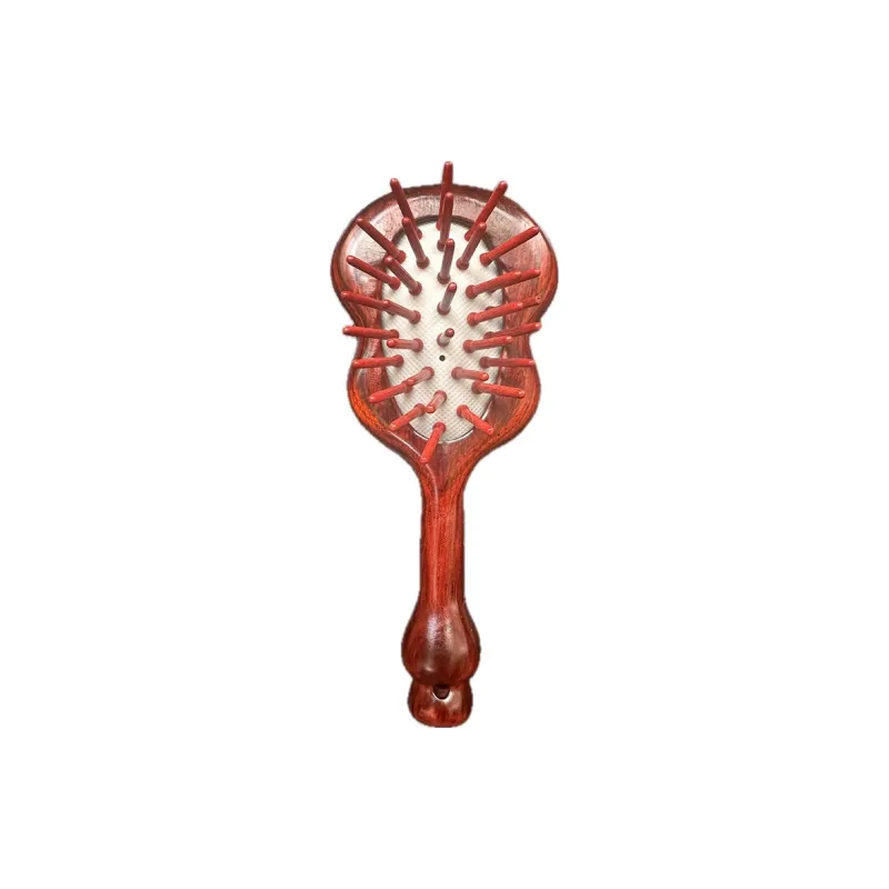 XIBI Little Banana Leaf Airbag Comb Rosewood Air Cushion Comb Full Body Meridian Scalp Massage Comb Cute-5