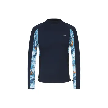 DECATHLON T Shirt Men's Dark Navy Blue/Blue/Black