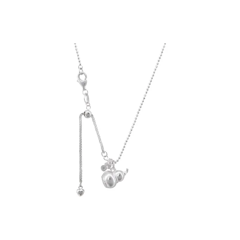 Happy Tide S925 Silver Necklaces Women's-0