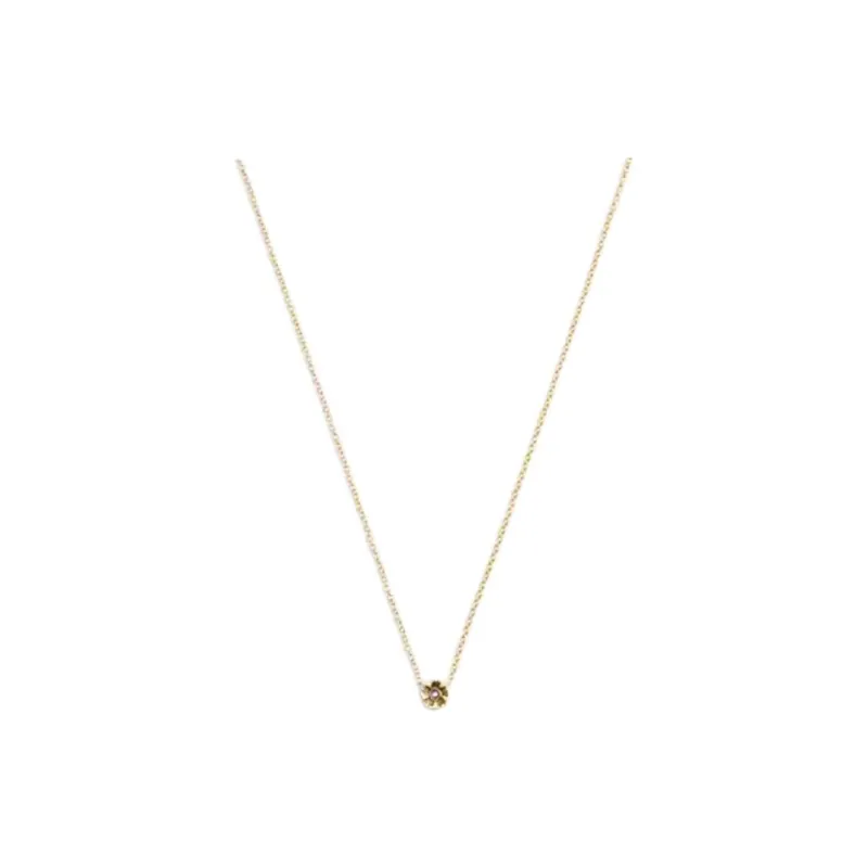 COACH Brass Plated Necklaces Women's Gold-1