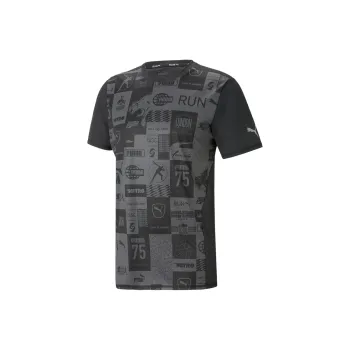 PUMA T-shirt De Running Run Favourite Homme T-Shirt Men's Black