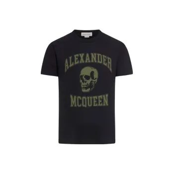 Alexander McQueen Graphic Printed Crewneck T Shirt