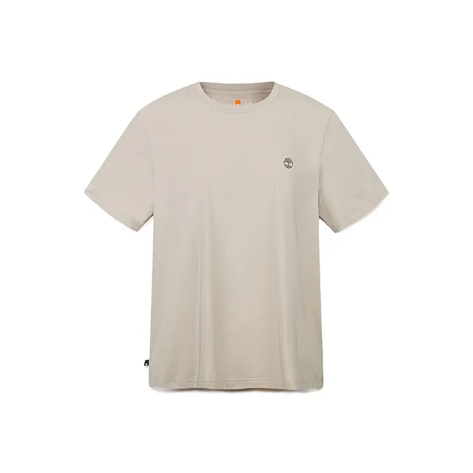 Timberland Set in Sleeve T Shirt Men's Sand-0