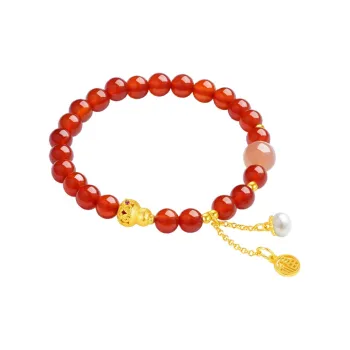 CHOW TAI SENG Agate Bracelets Women's