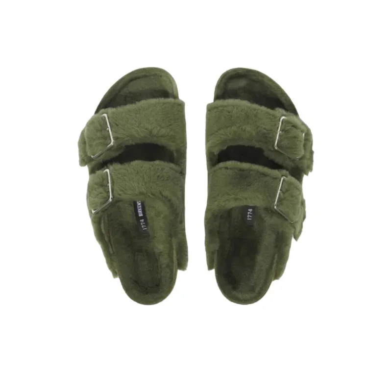 Birkenstock Arizona 1774 Shearling Slides Women's-3